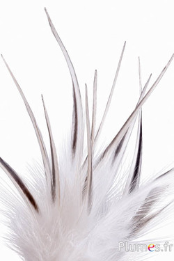 Reiher - 13-16 cm - naturweiss-creme-grau